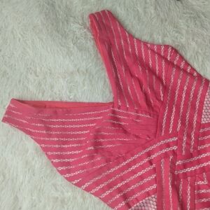 Tadashi Shoji Stripe Knit Sleeveless Dress Size M